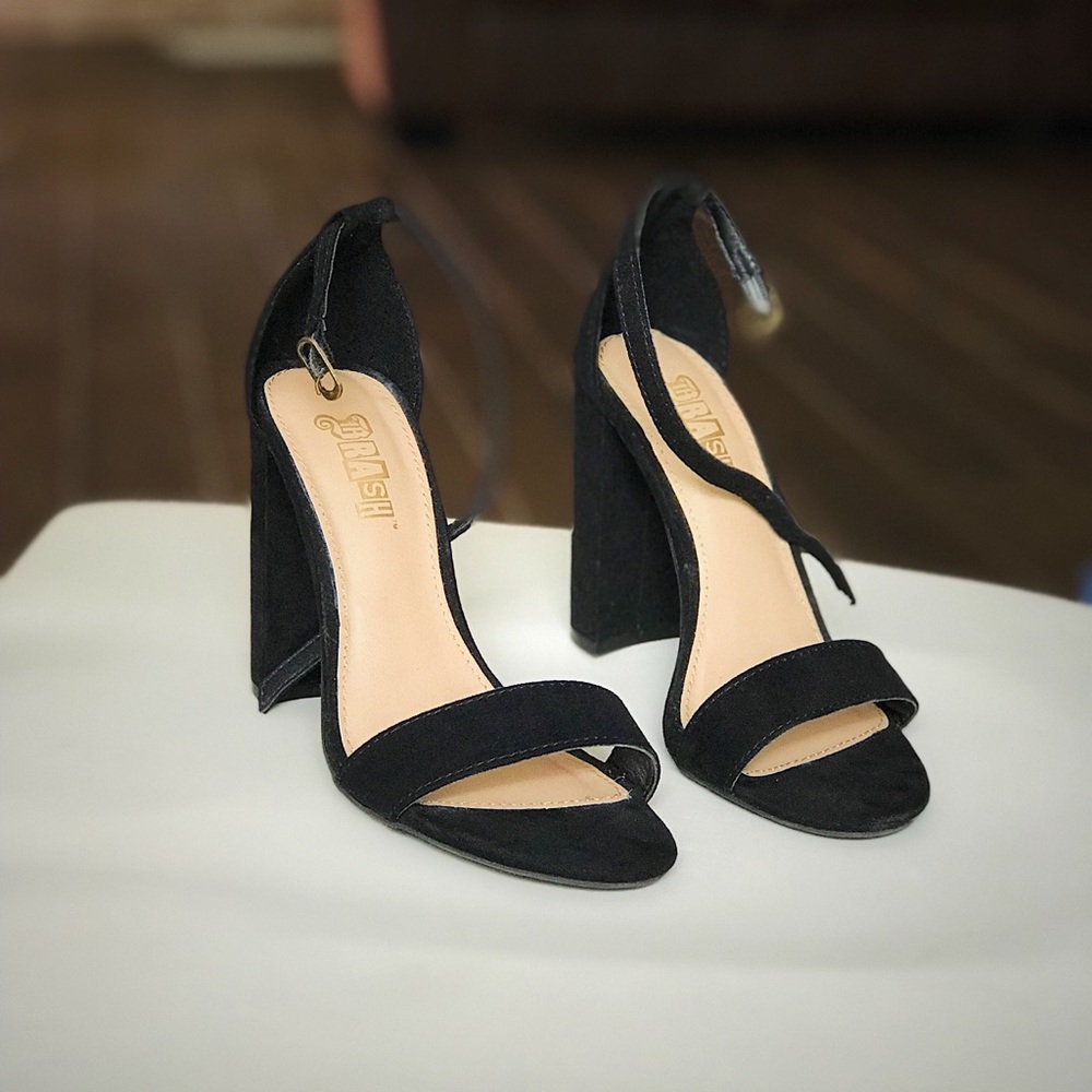 Brash Black High Heels